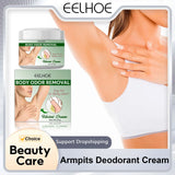 Crème déodorante pour aisselles, élimine les mauvaises odeurs, élimine les odeurs corporelles, Anti-transpiration, rafraîchissant en profondeur, arôme durable, produit de soins pour la peau à base de plantes