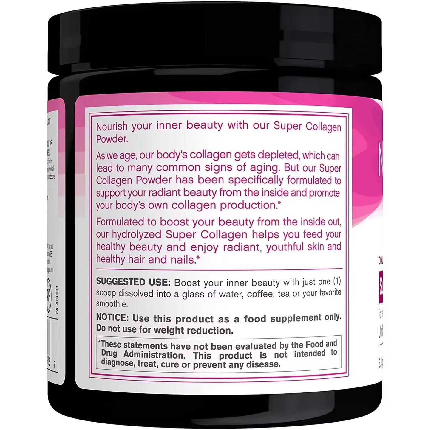 Super Collagen Poudre Beauté des Cheveux et de La Peau