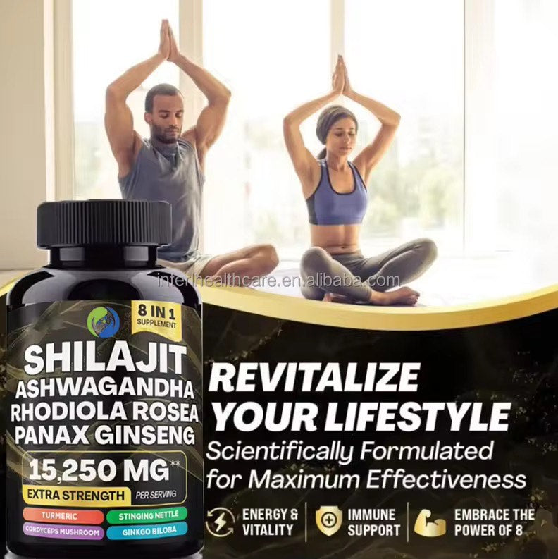 Le supplément Shilajit 8-en-1 est un concentré organique sans contaminant et pure essence d'algues. Nos suppléments sont soigneusement formulés, sans conservateur ni agent de remplissage inutile.