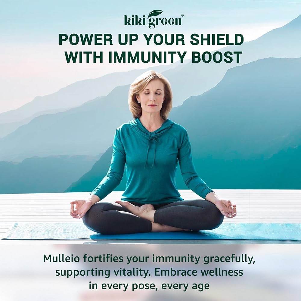 Capsules MULLEIO pour la santé pulmonaire, complément à base de plantes pour le nettoyage des poumons, l'amélioration de la fonction pulmonaire et le soutien respiratoire – Molène, Cordyceps,