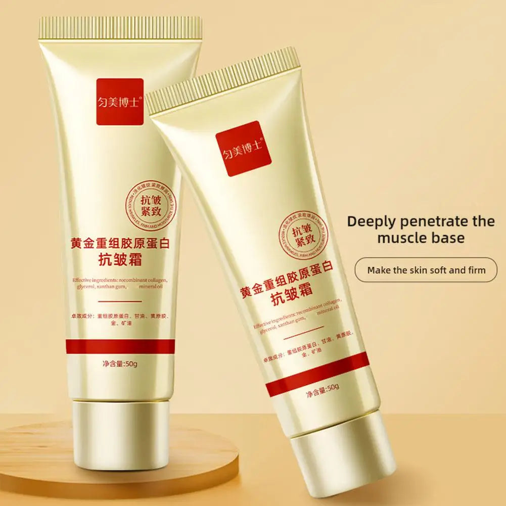 Crème anti-déformable et raffermissante pour la peau, douce, nourrissante, lissante, ridules, hydratante