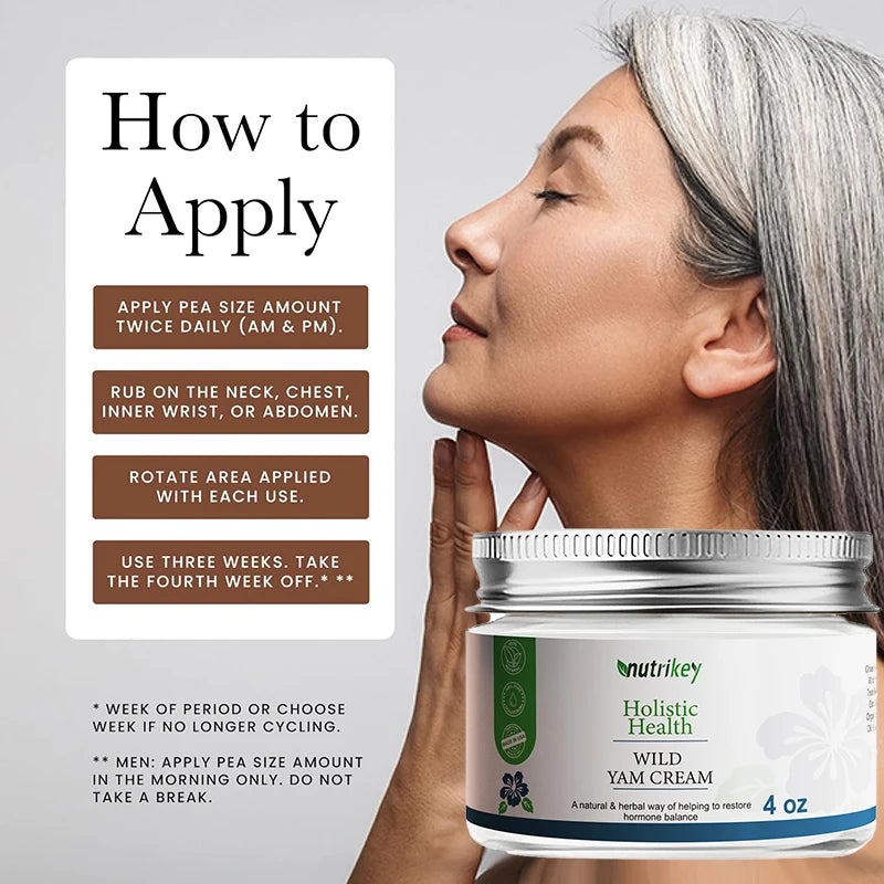 Crème à l'igname sauvage, équilibre hormonal naturel, Estrogen Bio Bethale pour femmes, crème pour le corps végétale biologique, soulagement naturel pour la santé des femmes