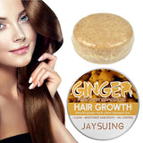 Shampoing au gingembre, savon biologique fait à la main, traité à froid, Anti-démangeaison, nettoyage, barre de contrôle de l'huile, favorise la croissance des cheveux, soins capillaires