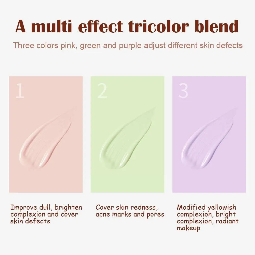 Contour document Jomtam-lor-Crème de maquillage imperméable, base naturelle, fond de teint, accessoires de maquillage, 40g