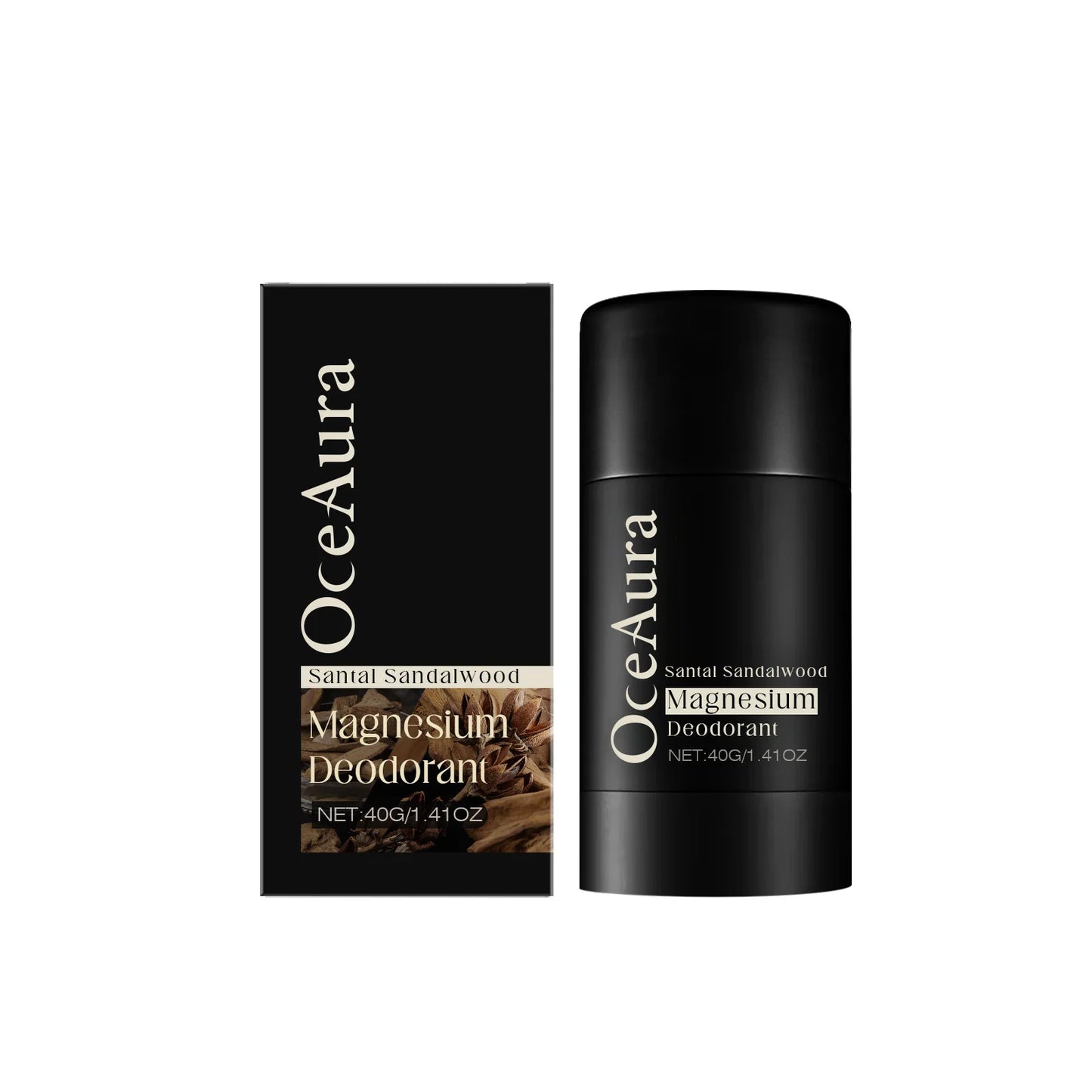 Bâton déodorant en bois de santal pour hommes, anti-transpirant pour nettoyer les aisselles, inhibe la crème d'élimination des odeurs corporelles, baume de parfum solide Portable pour femmes