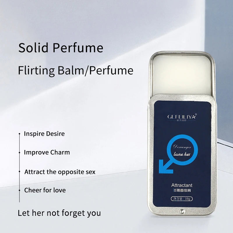 Sexuellement de Phéromone pour Homme et Femme, Baume Solide Longue Durée, Dépistolet ant Portable, sexuellement Solide, sexuellement Cologne, 10g
