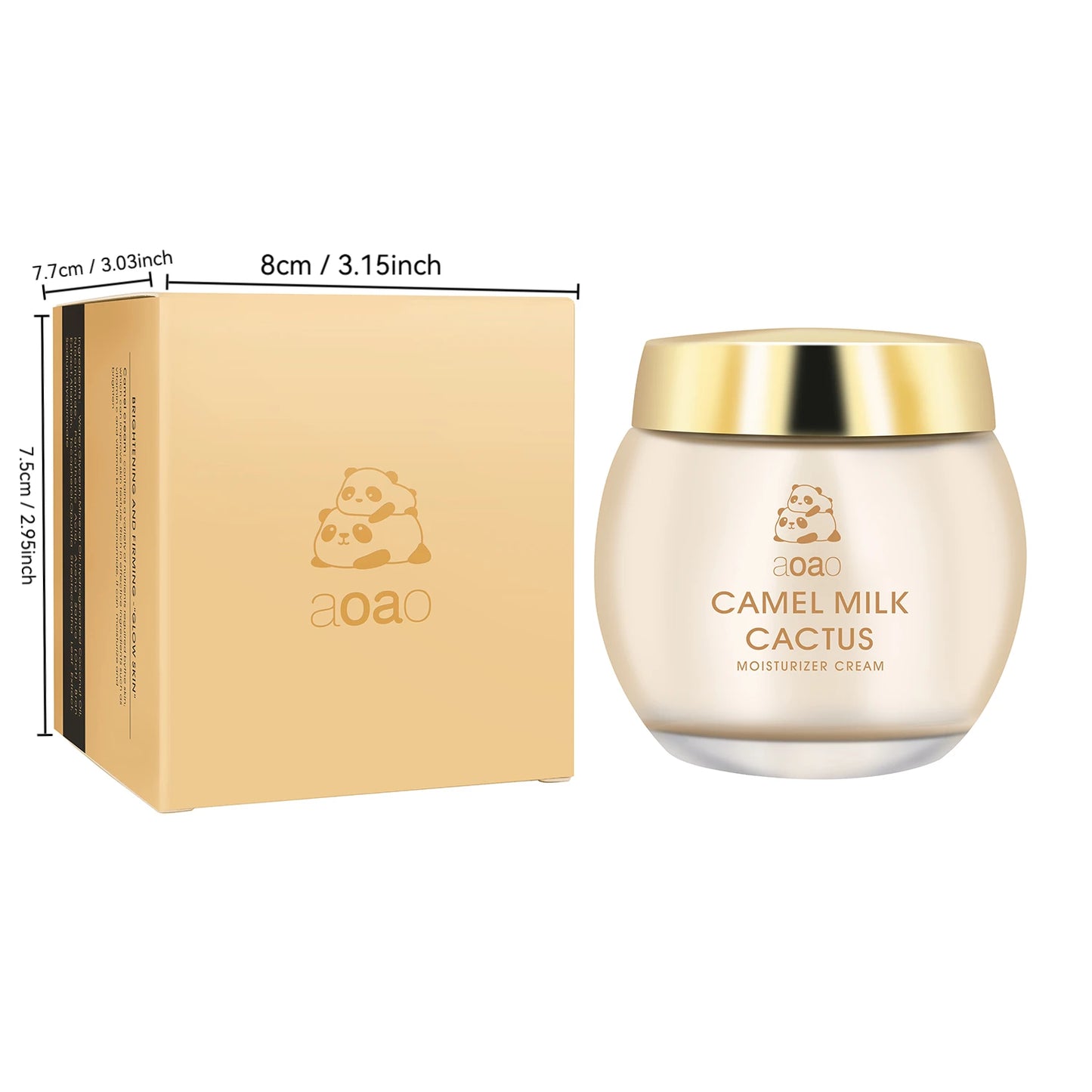 Crème Miracle hydratante au lait de chameau, 130g, raffermit et nourrit la peau, hydratant tout-en-un