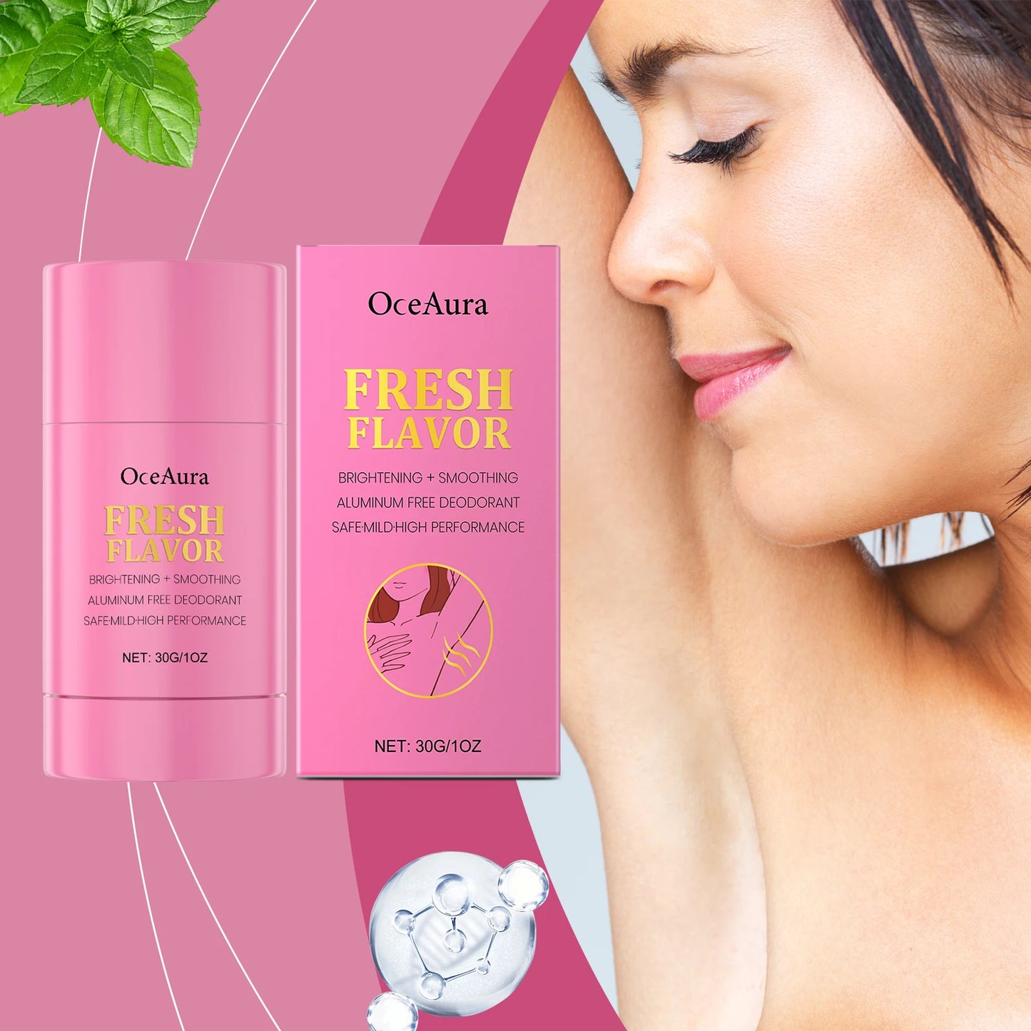 Bâton déodorant naturel pour les aisselles, mauvaise odeur, élimination de la transpiration, garde les aisselles, arôme rafraîchissant, Anti-odeur, anti-transpirant, soins du corps