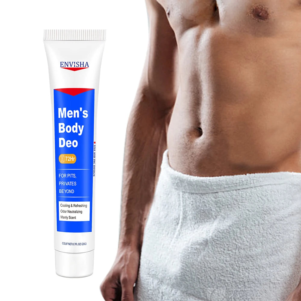 ENVISHA – Lotion pour le corps pour hommes, pour parties intimes, aisselles, fesses, déodorant, durable, parfum, beauté et santé, 72 heures