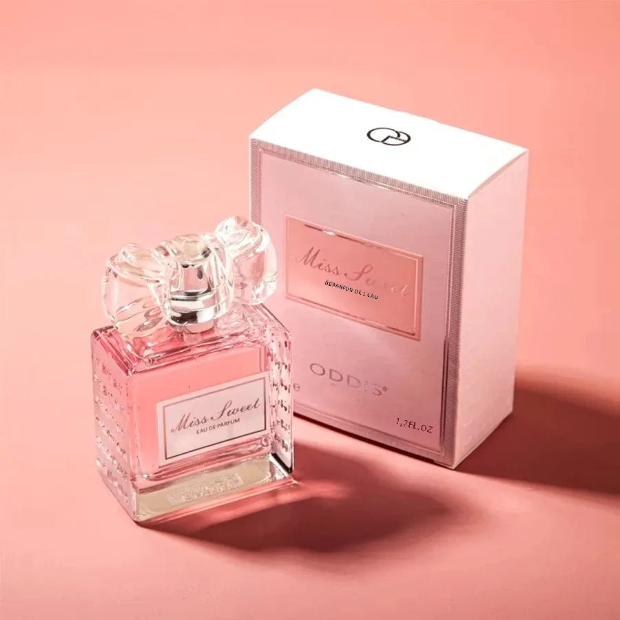 50ML 1.7FL.OZ Parfums longue durée pour femmes Notes florales romantiques Eau de Parfum pêche bergamote Rose Patchouli Parfum