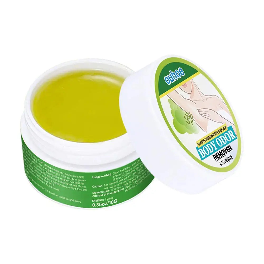 Crème anti-odeur des aisselles, mauvaise odeur, élimination de la transpiration pour hommes et femmes, crème de soin rafraîchissante et durable pour la peau