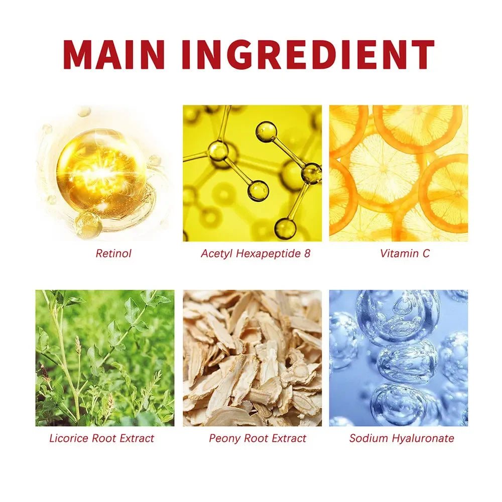Crème raffermissante liftante au rétinol pour le visage, produit au collagène pour lisser les rides, hydratant, blanchissant, éclaircissant pour la peau
