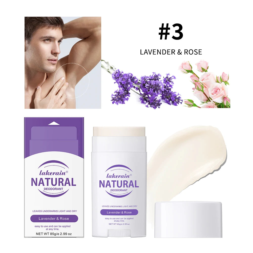 Bâton déodorant solide, baume de parfum solide, parfum frais longue durée, bâton déodorant pour maquillage femme et homme