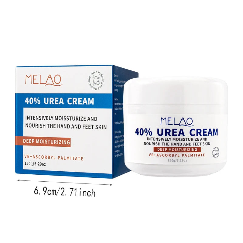 Crème hydratante multi-usages pour les mains, les talons, les coudes et les genoux, 5.29 oz, 40% d'urée, tous types de peau