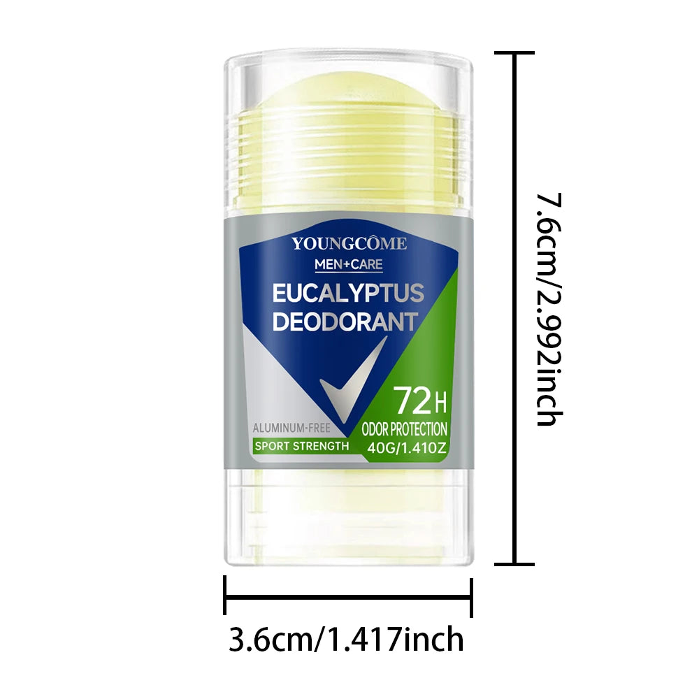 Déodorant pour hommes, bouteille à rouler, réduit la transpiration, dissolvant d'odeurs, aisselles, corps, bâton déodorant, séchage rapide, durable, rafraîchissant Portable