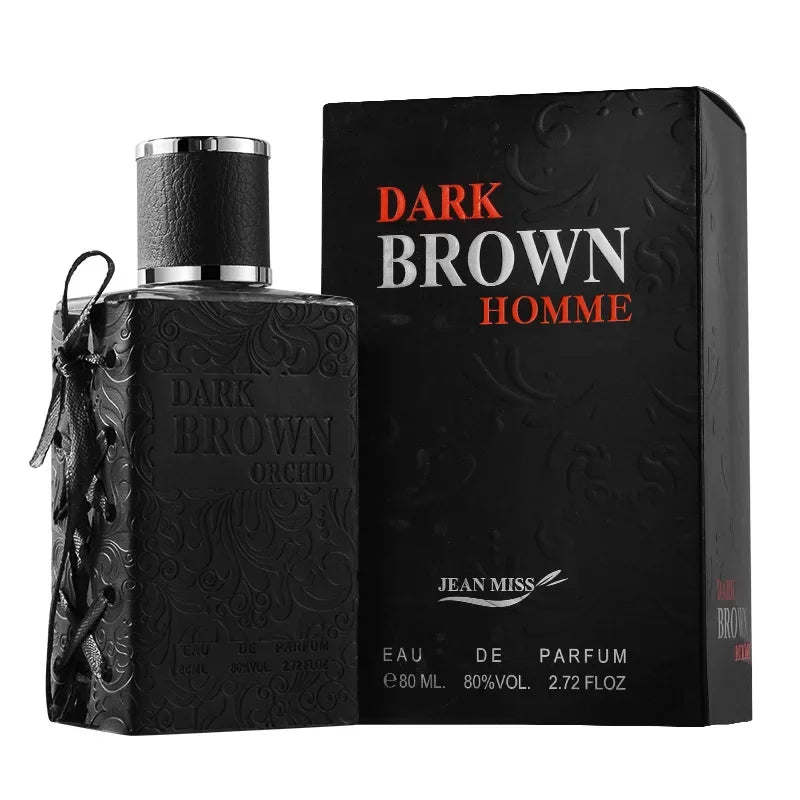 Sexuellement Glamour pour homme et femme, marron foncé, orchidée, eau de parfum, rétro, gentleman, whisky, phéromone, vaporisateur corporel, 80ml