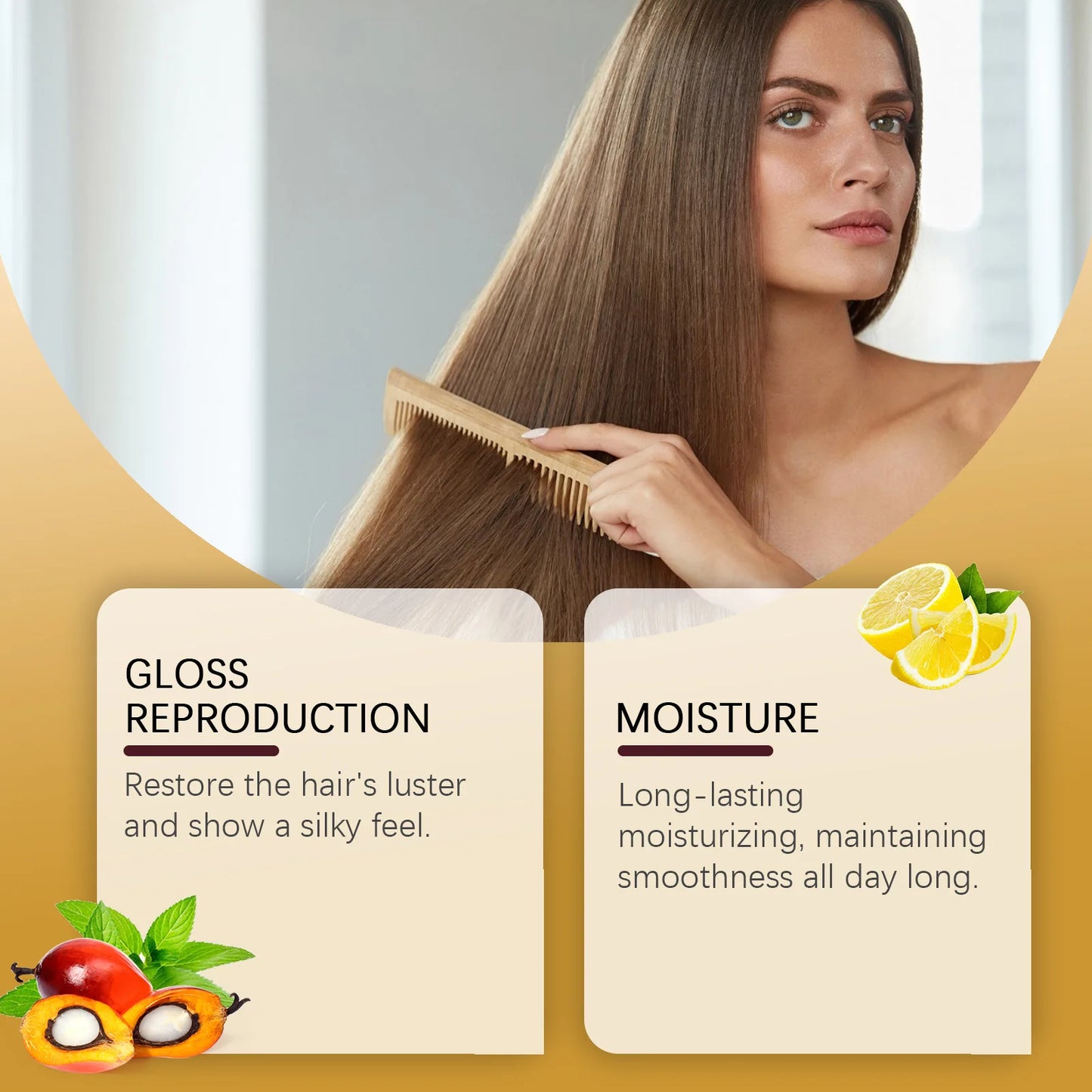 Shampoing pour cheveux Batana, nettoyage du cuir chevelu, réparation des extrémités fendues, contrôle de l'huile, nourrissant, hydratant, rafraîchissant, lisse, renforcement des cheveux