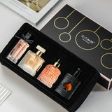 Coffret cadeau de parfum frais et durable pour femme, parfum floral végétal, parfum frais, original, 105ml, ensemble de 4 pièces