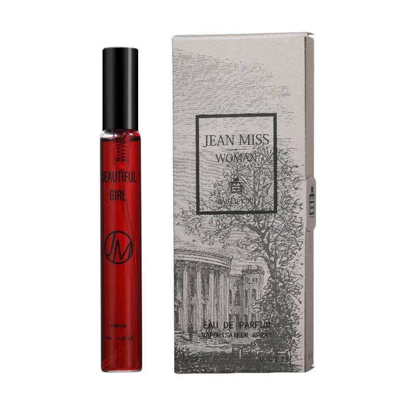 12ml JEAN MISS EAU DE PARFUM Légères Fleurs Rose Parfum Parfum Spray Corps pour Femmes Fille Exquis Portable Parfum Sexy