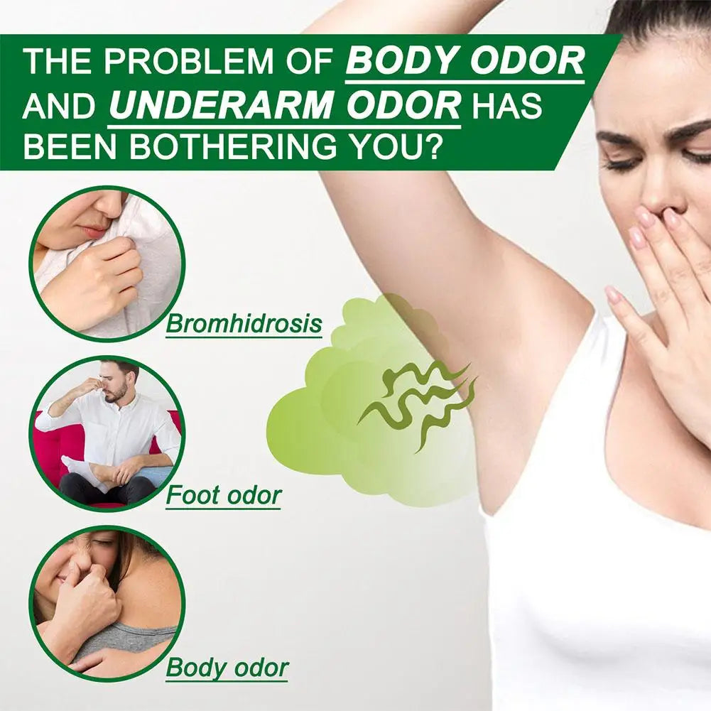 Crème anti-odeur des aisselles, mauvaise odeur, élimination de la transpiration pour hommes et femmes, crème de soin rafraîchissante et durable pour la peau