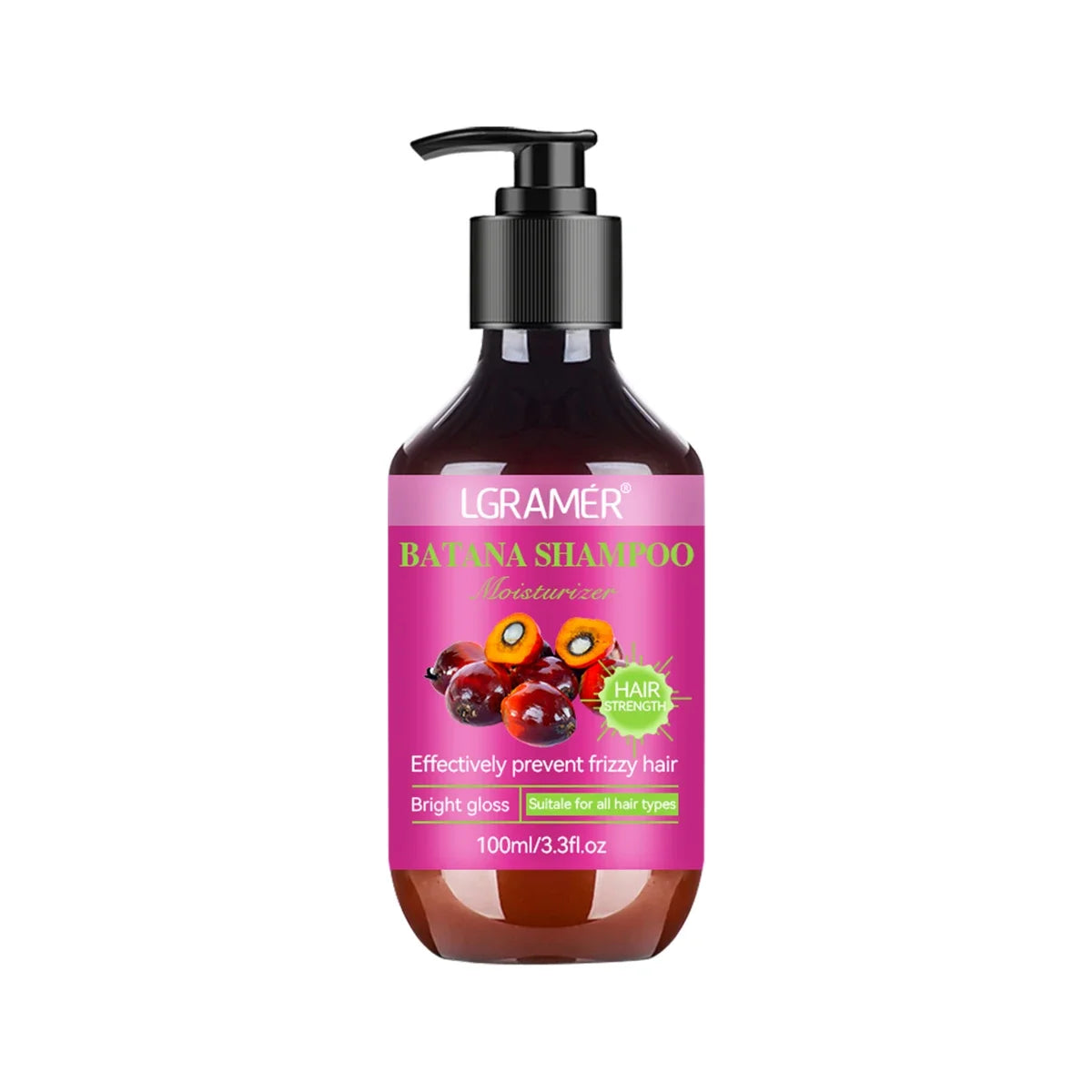 Shampoing contrôlé à l'huile, 100ml, répare les cheveux endommagés, élimine les pellicules, hydrate, soulage les démangeaisons, adapté à tous les cheveux