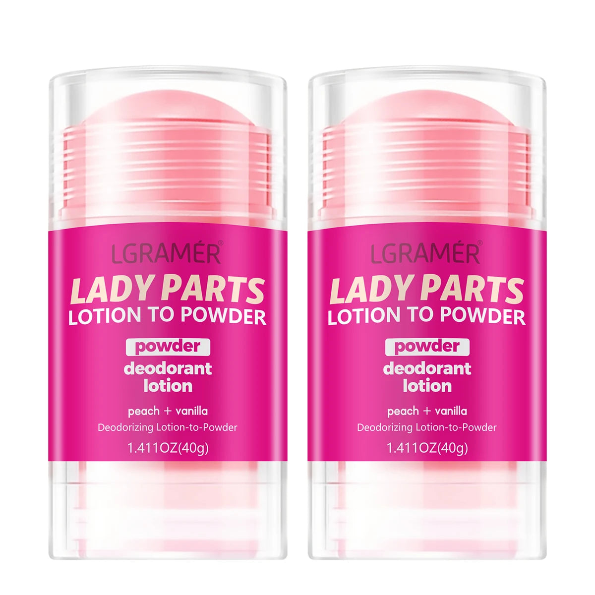 Dissolvant d'odeurs corporelles, bâton anti-transpirant, déodorant pêche, élimination des aisselles pour femmes et hommes, bâton déodorant miel pêche 40g