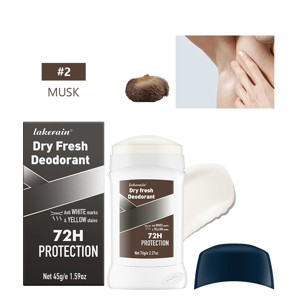 Parfums pour hommes longue durée pour hommes, bâton déodorant pour le corps, dissolvant de sueur, parfums et déodorants pour les aisselles