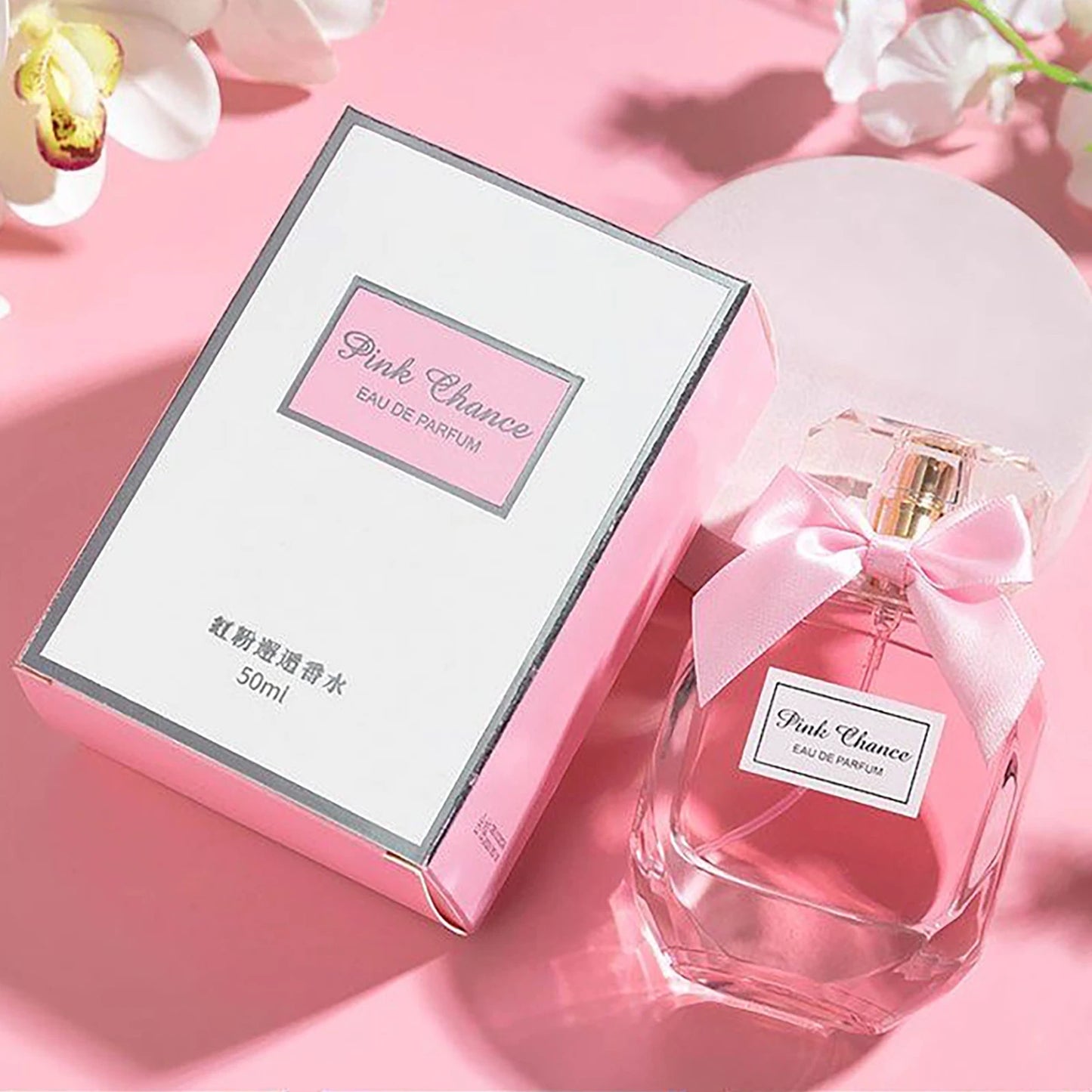 Eau de Parfum Spray avec Notes de jasmin, d'épices et d'herbes Parfum femme Parfum frais Parfum léger durable 50 ml