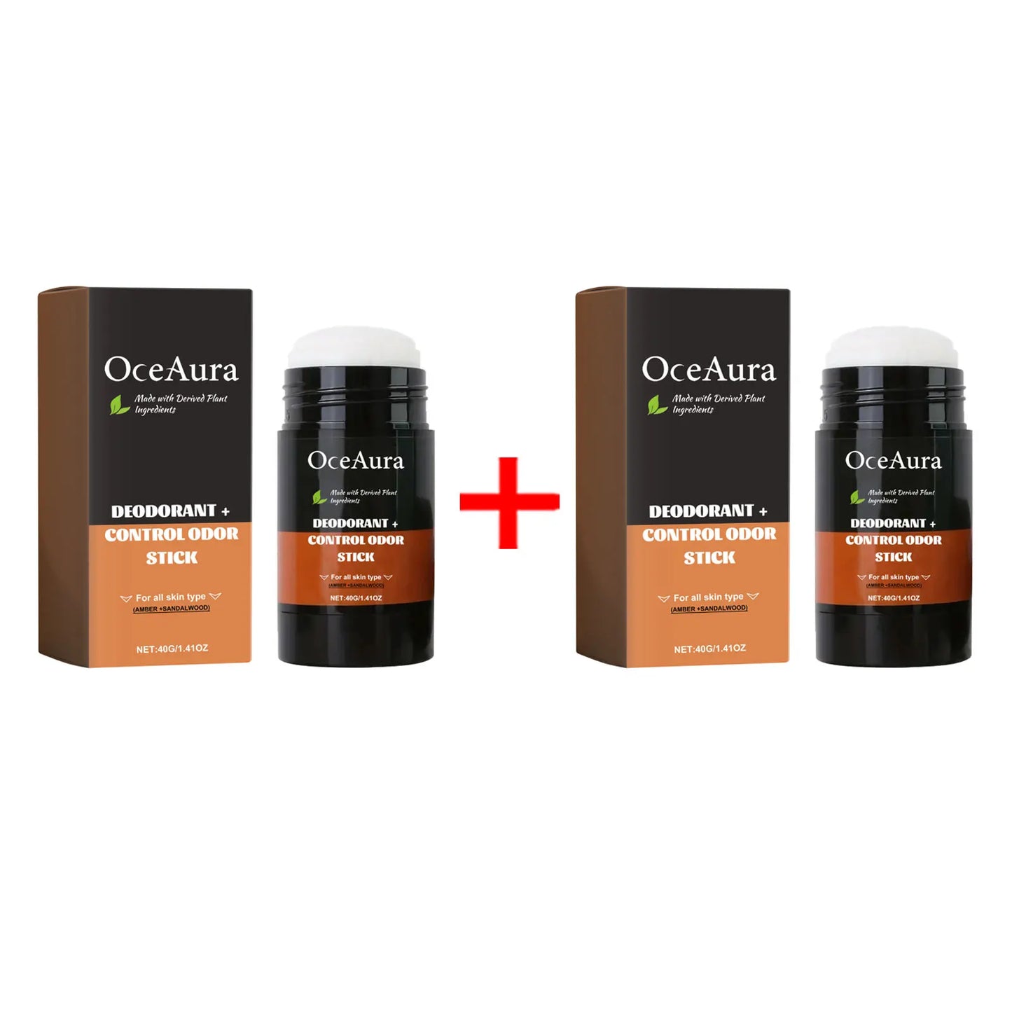 Bâton déodorant anti-transpirant en bois de santal ambre naturel, parfum durable, rafraîchissant, odeur du corps des aisselles, baume dissolvant d'odeurs de sueur