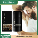 Bâton déodorant en bois de santal pour hommes, anti-transpirant pour nettoyer les aisselles, inhibe la crème d'élimination des odeurs corporelles, baume de parfum solide Portable pour femmes