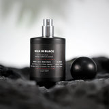 HOMME en noir parfum homme-Woody tabac parfum homme rhum tabac EDT parfum cuir longue durée parfum de soirée