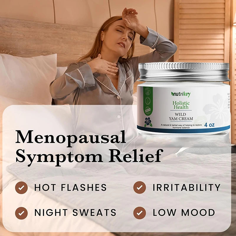 Crème à l'igname sauvage, équilibre hormonal naturel, Estrogen Bio Bethale pour femmes, crème pour le corps végétale biologique, soulagement naturel pour la santé des femmes
