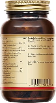 Solgar Ester-C® Plus 1000 mg - Défenses Immunitaires - Vitamine C - Antioxydants - Réduction de la fatigue - Immunité - Vitalité et énergie - Complément Alimentaire - Flacon de 30 comprimés