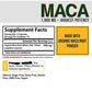Capsules de racine de Maca 20000 mg Noir Rouge Jaune Couleur Commentaire Vital Utiliser des capsules de racine de Maca Adultes noirs similaires