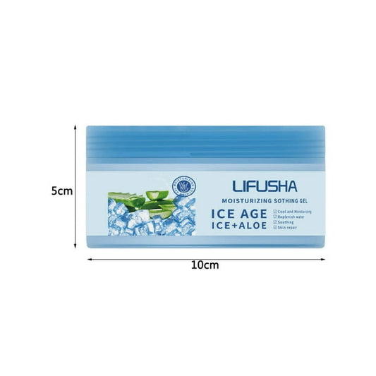 Gelée glacée à 99 % d'aloe vera LIFUSHA Gel hydratant apaisant en profondeur Gel hydratant rafraîchissant et éclaircissant