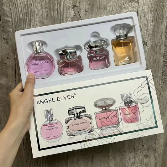 Coffret cadeau 4 pièces ensemble Parfum femmes 120ml Club De Nuit parfums De Mujer Parfum durable Parfum Femme Floral fruité parfum Spray