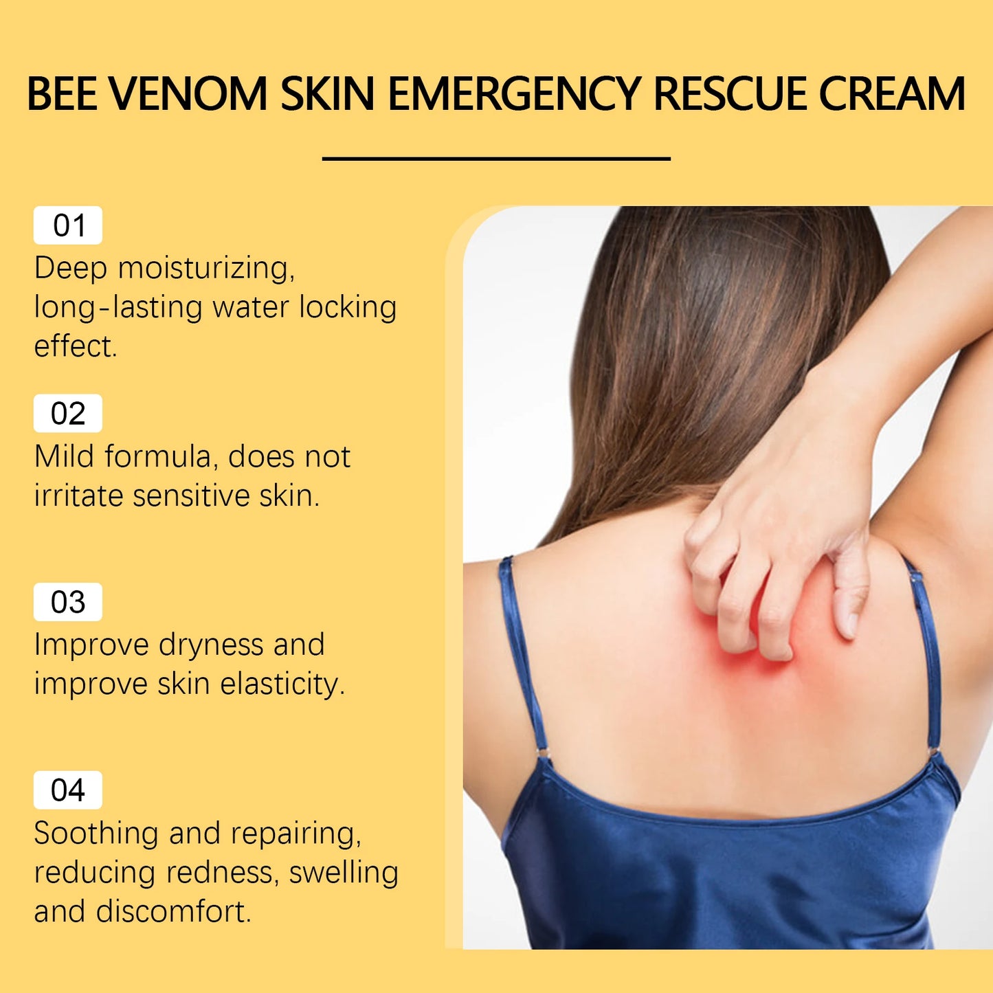 Equation Venom-Crème Linge nourrissante, réparation des rougeurs, renforce la peau, barrière cutanée, hydratante en profondeur, soin de la peau