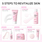 LAIKOU-Ensembles de soins de la peau Sakura, hydratant et réduisant les ridules, nettoyant les pores, produit coréen, ensemble de soins de la peau, 5 pièces