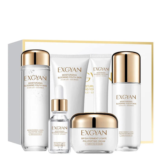Ensemble de soins pour la peau réparateur, crème pour le visage, nettoyant, toner, crème pour les yeux, sérum de levure Niacinamide, hydratant, éclaircissant, contrôle du sébum, soins de la peau, 6 pièces