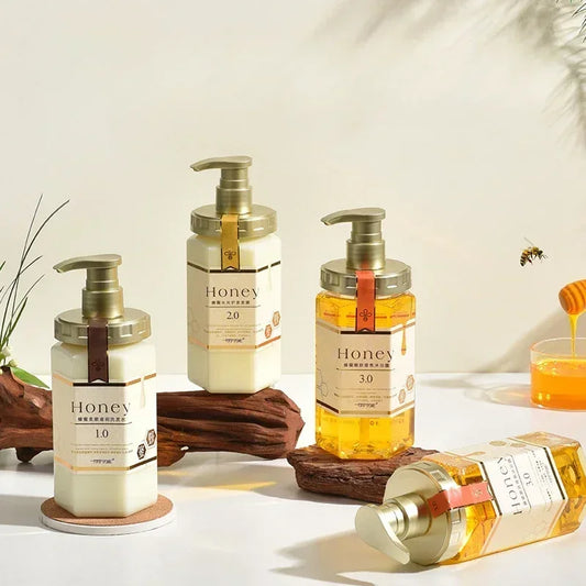 Huile revitalisante nourrissante pour cheveux abîmés, amélioration des boucles, shampoing de bain à la menthe, doux et nutritif