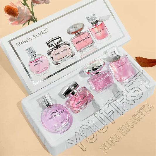 Coffret cadeau 4 pièces ensemble Parfum femmes 120ml Club De Nuit parfums De Mujer Parfum durable Parfum Femme Floral fruité parfum Spray