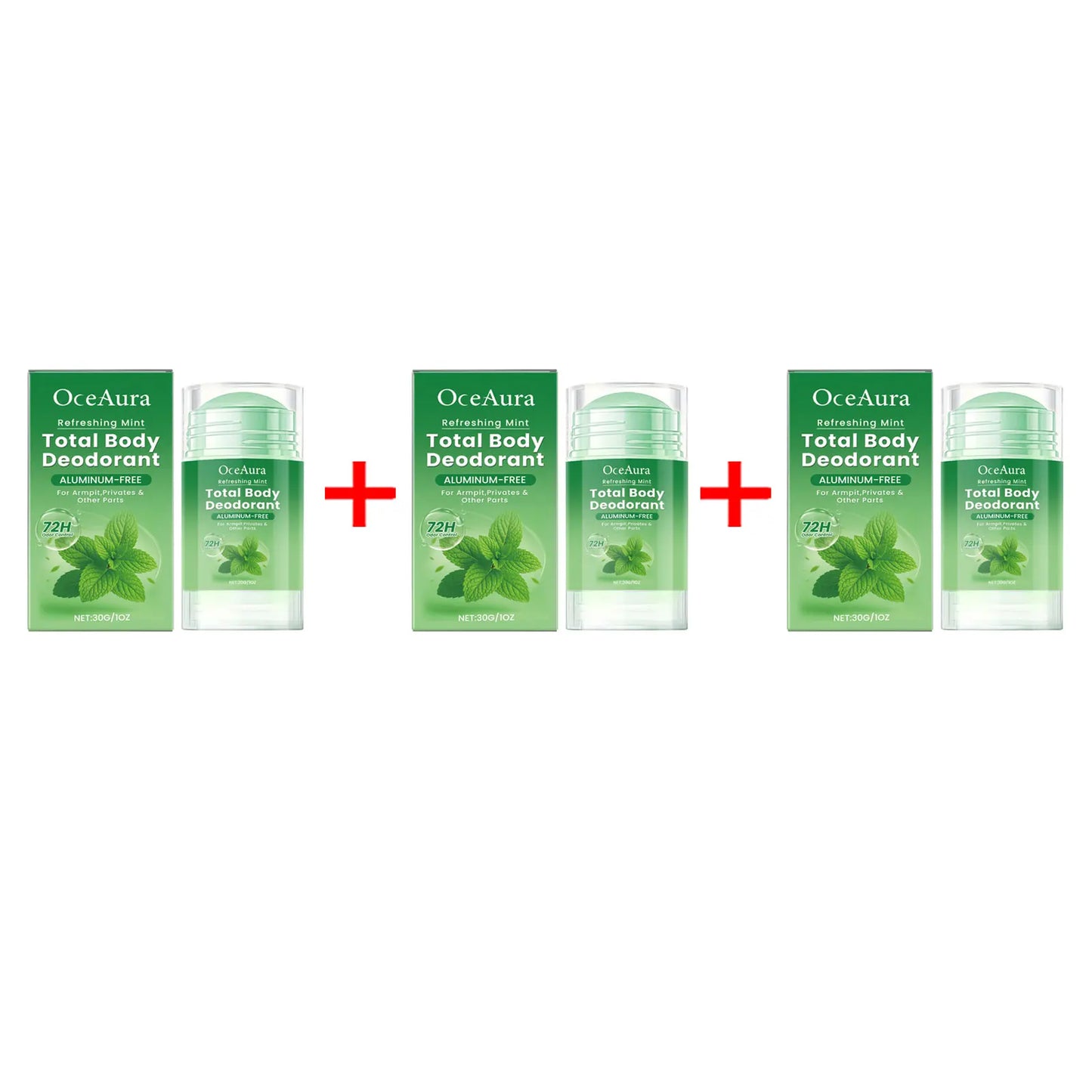 Bâton déodorant corporel à la menthe, élimine les odeurs des aisselles, élimine les odeurs, contrôle de la transpiration, arôme persistant, bâton anti-transpirant rafraîchissant