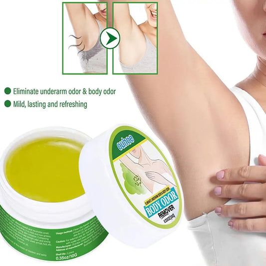 Crème anti-odeur des aisselles, mauvaise odeur, élimination de la transpiration pour hommes et femmes, crème de soin rafraîchissante et durable pour la peau