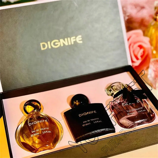 Sexuellement floral fruité pour femme, parfum pour femme, spray corporel, nouilles, coffret cadeau, original, haute qualité, 90ml, 3 pièces