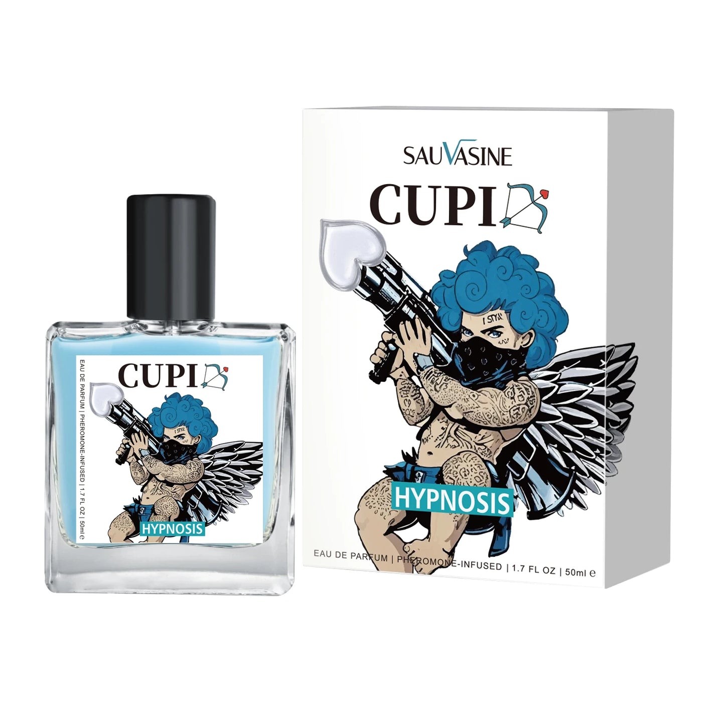 50ml Cupidon hypnose Parfum phéromone Cologne pour hommes longue durée Eau de Parfum haute qualité Hombre Parfum pour attirer les femmes