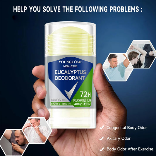 Déodorant pour hommes, bouteille à rouler, réduit la transpiration, dissolvant d'odeurs, aisselles, corps, bâton déodorant, séchage rapide, durable, rafraîchissant Portable