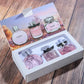 Coffret cadeau d'eau de parfum pour femme, parfum frais et léger, parfum floral fruité, notes chypre, longue durée, vaporisateur féminin, 90ml, 30ml x 3 pièces