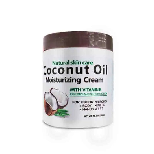 Huile de noix de coco naturelle biologique, 300g/10,58 fl.oz, réparation pressée à froid, peau sèche, soins capillaires, Massage corporel, crème hydratante
