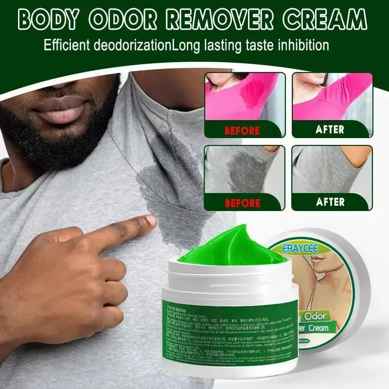 Crème anti-odeur corporelle pour les aisselles, mauvaise odeur, anti-transpiration, rafraîchissant, anti-sudorifique, arôme durable, déodorant, soins pour le corps
