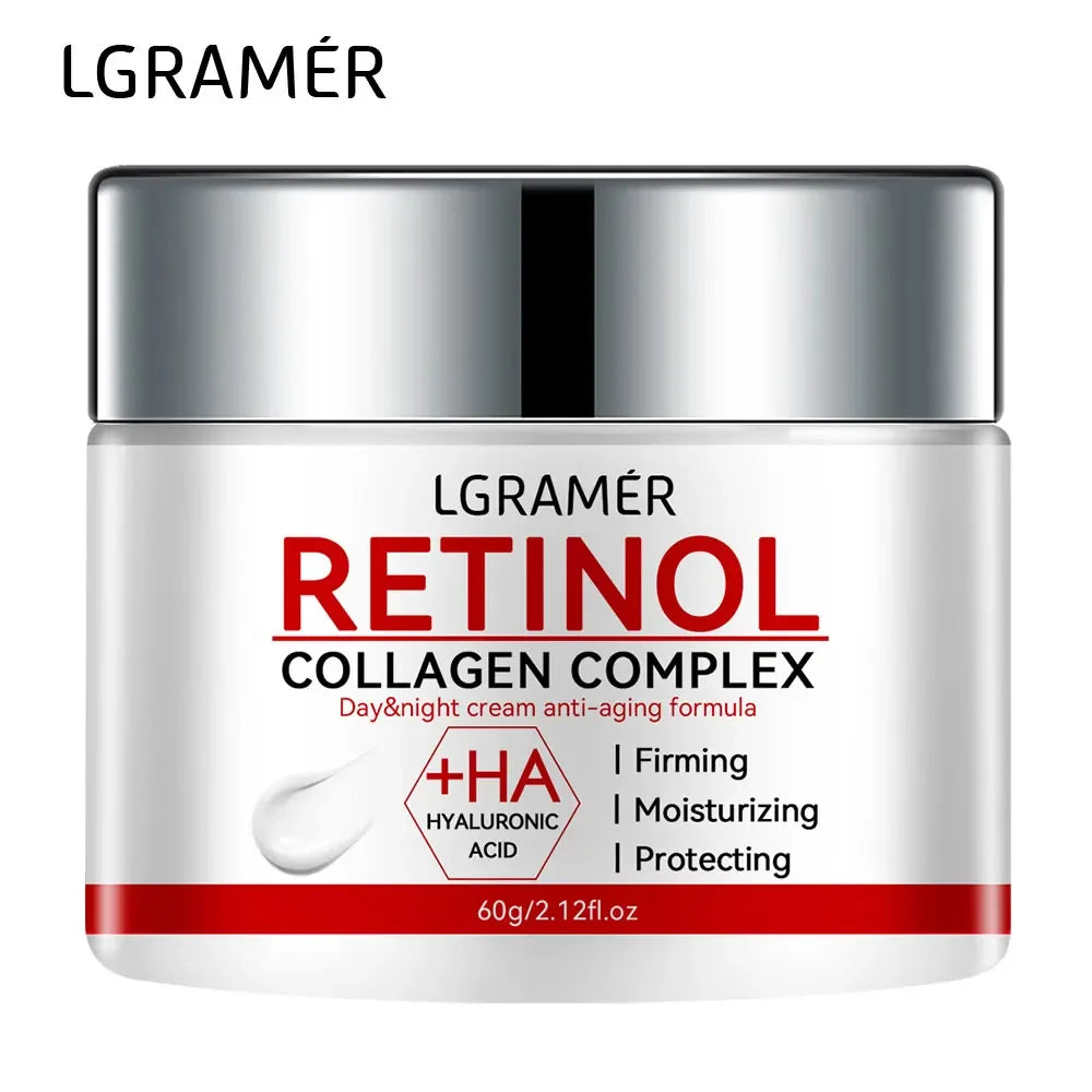 Crème raffermissante liftante au rétinol pour le visage, produit au collagène pour lisser les rides, hydratant, blanchissant, éclaircissant pour la peau